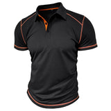 Bastien | Polo Homme Color Block en Coton Respirant