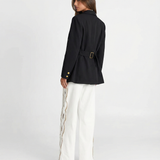 Chloé | Blazer structuré double boutonnage à boutons dorés