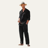 Bastien | Ensemble estival chemise et pantalon en coton léger