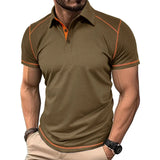 Bastien | Polo Homme Color Block en Coton Respirant