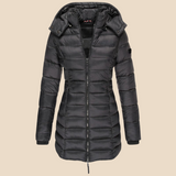 Madeleine | Veste femme matelassée légère avec capuche et fermeture éclair