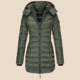 Madeleine | Veste femme matelassée légère avec capuche et fermeture éclair