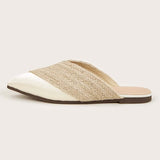 Lilou | Mules Espadrille Tendance avec Pointe