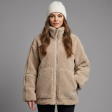 Renée | Veste teddy douce et moelleuse à coupe relaxée
