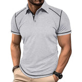 Bastien | Polo Homme Color Block en Coton Respirant