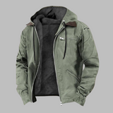 Élias | Veste homme chic en coton bleu marine confortable