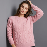 Pauline | Pull en tricot à motifs câblés Lyanna