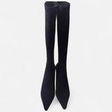 Marcia | Bottes en Daim à Talons Hauts pour Femme – Élégance Premium