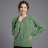 Pauline | Pull en tricot à motifs câblés Lyanna