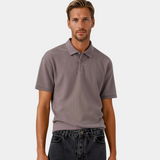 Baptiste | Polo homme élégant à manches courtes texturé