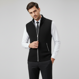Thierry | Gilet sans manches en tricot à col montant