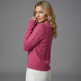 Pauline | Pull en tricot à motifs câblés Lyanna