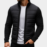 Maxime | Veste coupe-vent pour homme à devant matelassé et manches en tricot