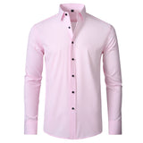 Malo | Chemise ajustée à manches longues en tissu stretch
