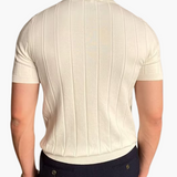 Théodore | Polo en tricot slim fit texturé pour homme