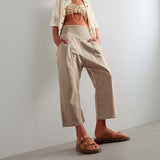 Nora | Pantalon Large Weekender Décontracté Chic