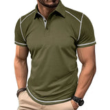 Bastien | Polo Homme Color Block en Coton Respirant