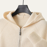 Fabien | Pull zippé homme en laine mérinos douce
