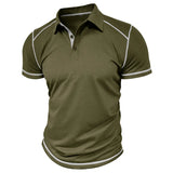 Bastien | Polo Homme Color Block en Coton Respirant