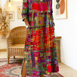 Bernadette | Robe ethnique en patchwork légère et respirante