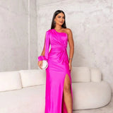 Robe de Soirée à Épaule Dénudée Seraphine pour Femmes
