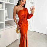 Robe de Soirée à Épaule Dénudée Seraphine pour Femmes