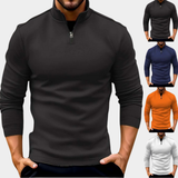 Mathieu | Pull homme à col zippé et coupe élégante