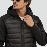 Loïc | Veste Hybride Matelassée pour Homme avec Capuche