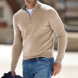 Bastien | Pull Homme à Col Zippé et Coupe Confortable