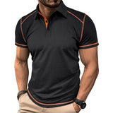 Bastien | Polo Homme Color Block en Coton Respirant