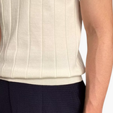 Théodore | Polo en tricot slim fit texturé pour homme