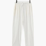 Mathieu | Pantalon d'été en lin décontracté à cordon de serrage
