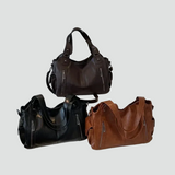 Léonie | Grand sac à main femme en cuir au format spacieux