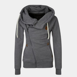 Anaïs | Veste sportive à capuche asymétrique pour femme