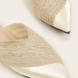 Lilou | Mules Espadrille Tendance avec Pointe