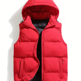 Adrien | Gilet matelassé sans manches avec capuche amovible