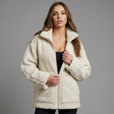 Renée | Veste teddy douce et moelleuse à coupe relaxée
