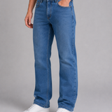 Nicolas | Jean droit pour homme en denim classique