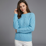 Pauline | Pull en tricot à motifs câblés Lyanna