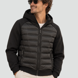 Loïc | Veste Hybride Matelassée pour Homme avec Capuche