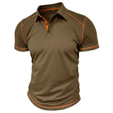 Bastien | Polo Homme Color Block en Coton Respirant