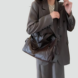Léonie | Grand sac à main femme en cuir au format spacieux