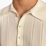 Théodore | Polo en tricot slim fit texturé pour homme