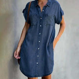 Maëna | Robe en Jean Femme à la Coupe Élégante et Confortable