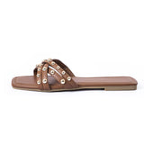 Claire | Sandales tendance avec détails en clous