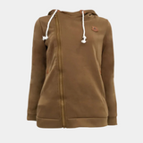 Anaïs | Veste sportive à capuche asymétrique pour femme