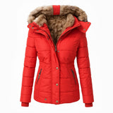 Rosélane | Manteau d’Hiver Femme à Doublure Fausse Fourrure
