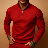 Pascal | Pull en tricot pour homme à col montant et coupe ajustée