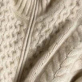 Maëlys | Cardigan femme en tricot torsadé à fermeture éclair