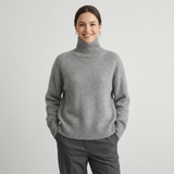 Françoise | Pull oversize à col roulé chaud et élégant